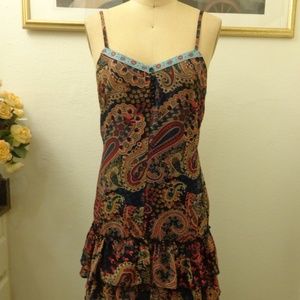 Xhilaration Paisley Boho Mini Sun Dress